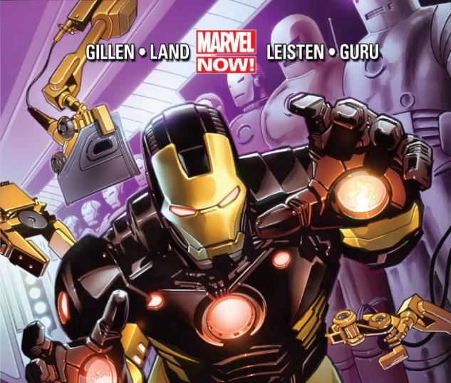 cover from IRON MAN (2012) #1 (2nd Printing Variant)