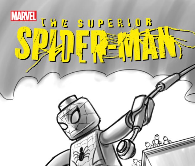 SUPERIOR SPIDER-MAN 19 CASTELLANI LEGO SKETCH VARIANT (WITH DIGITAL CODE)