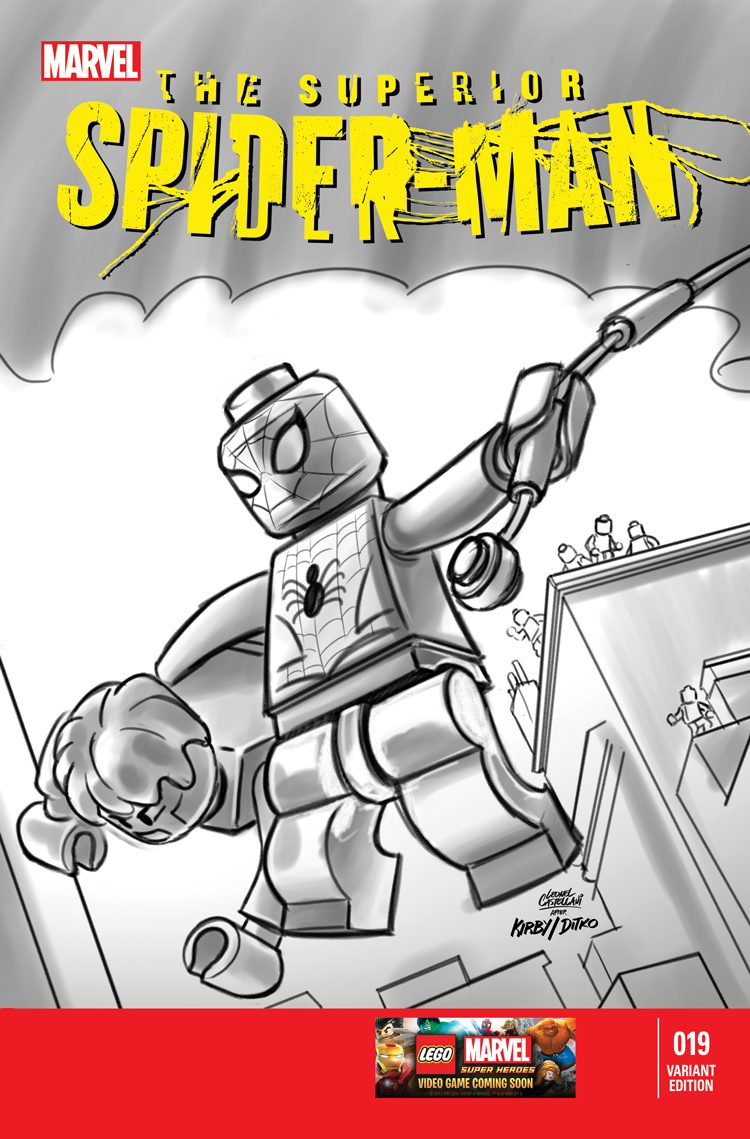 Superior Spider-Man (2013) #19 (Castellani Lego Sketch Variant) | Comic  Issues | Marvel