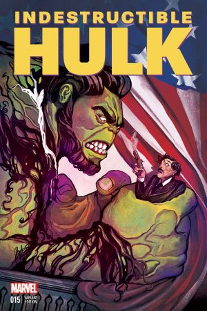 Indestructible Hulk (2012) #15 (Del Mundo Time Travel Variant)