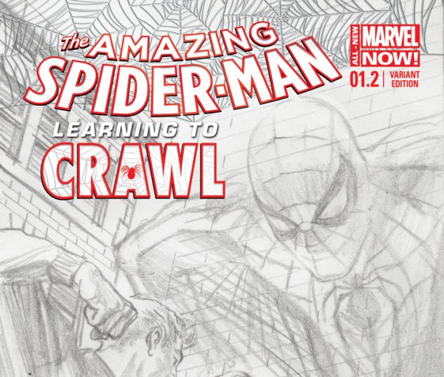 AMAZING SPIDER-MAN 1.2 ROSS SKETCH VARIANT (ANMN, WITH DIGITAL CODE)