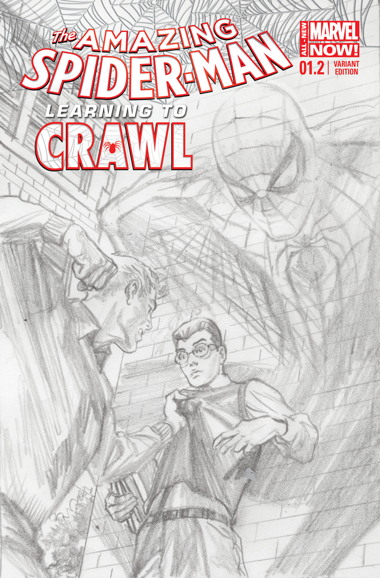 Amazing Spider-Man Learning to Crawl #1.1 – Alex Ross Art