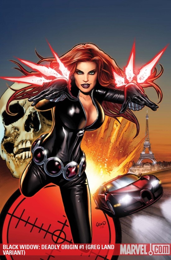 Black Widow: Deadly Origin (2009) #1 (GREG LAND VARIANT)