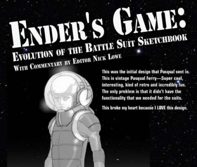 Ender's Game Sketchbook (2008) #1