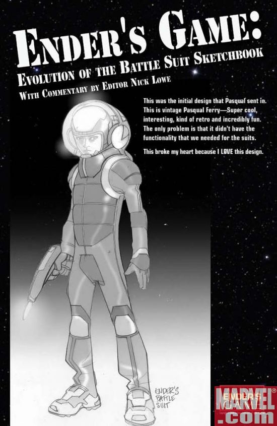 Ender's Game Sketchbook (2008) #1