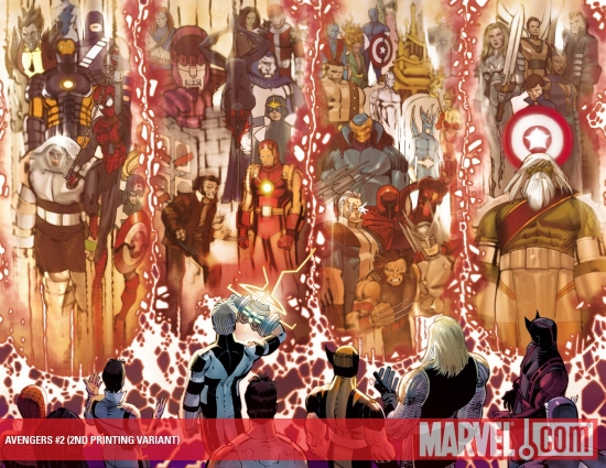 Avengers (2010) #2 (2ND PRINTING VARIANT)