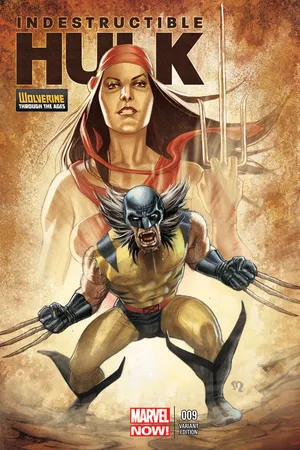 Indestructible Hulk (2012) #9 (Roux Wolverine Costume Variant)
