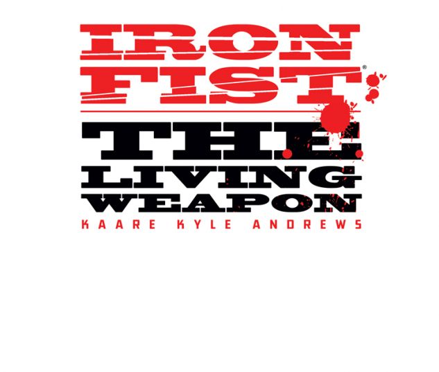IRON FIST: THE LIVING WEAPON 1 BLANK COVER VARIANT (ANMN, WITH DIGITAL CODE, INTERIORS ONLY)