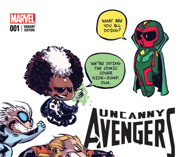 UNCANNY AVENGERS 1 YOUNG VARIANT (WITH DIGITAL CODE)