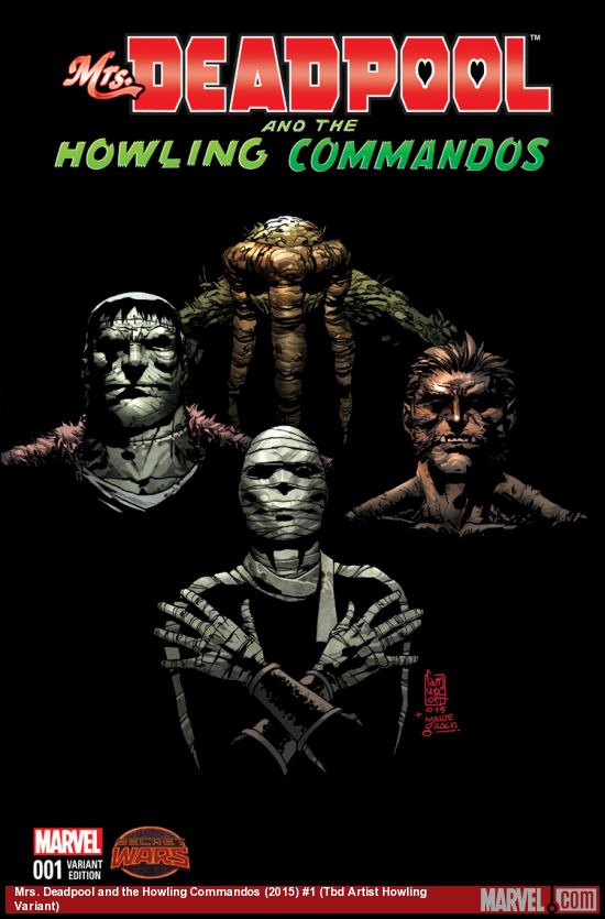 Mrs. Deadpool and the Howling Commandos (2015) #1 (CAMUNCOLI HOWLING VARIANT)