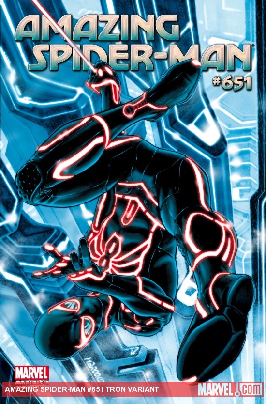 Amazing Spider-Man (1999) #651 (TRON VARIANT)