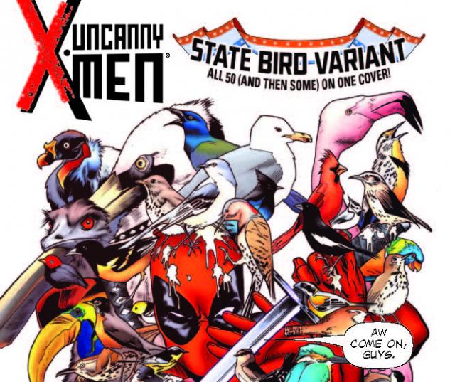UNCANNY X-MEN 1 DEADPOOL 53 STATE BIRD VARIANT (NOW, WITH DIGITAL CODE)