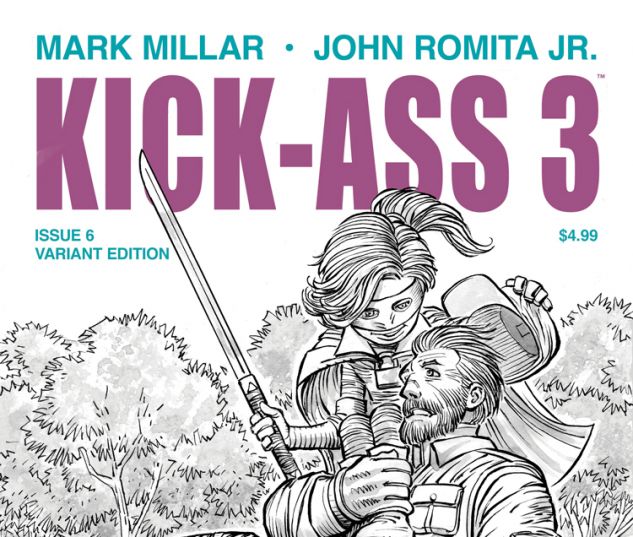 Kick-Ass 3 (2013) #6 (JRJR SKETCH VARIANT)