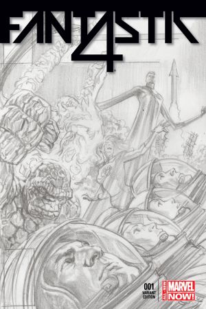 Fantastic Four (2014) #1 (Ross 75th Anniversary Sketch Variant)