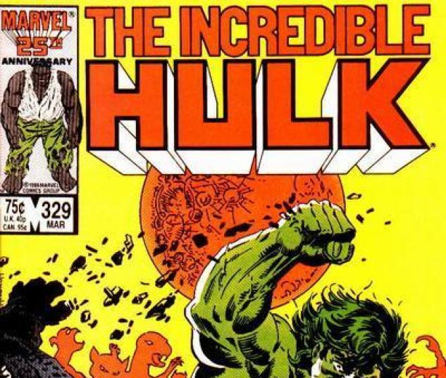 Incredible Hulk #329 cover