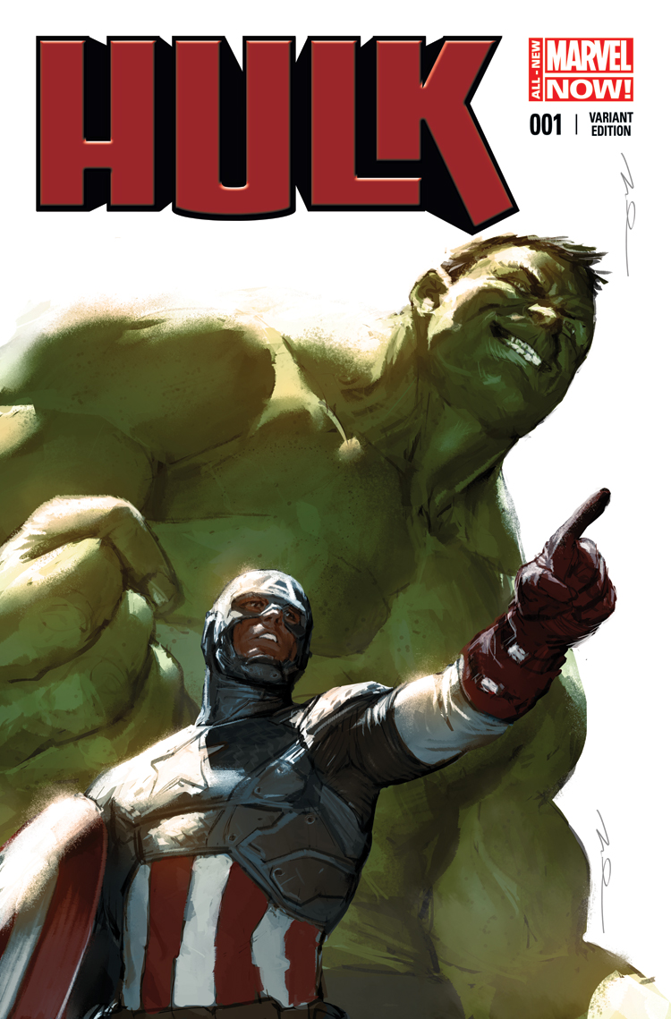 Hulk (2014) #1 (Parel Captain America Team-Up Variant)