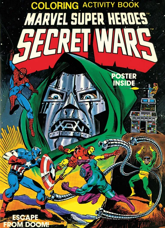 SECRET WARS 関連20冊セット 英語版 Marvel Super Heroes Secret Wars Activity Book Facsimile Collection