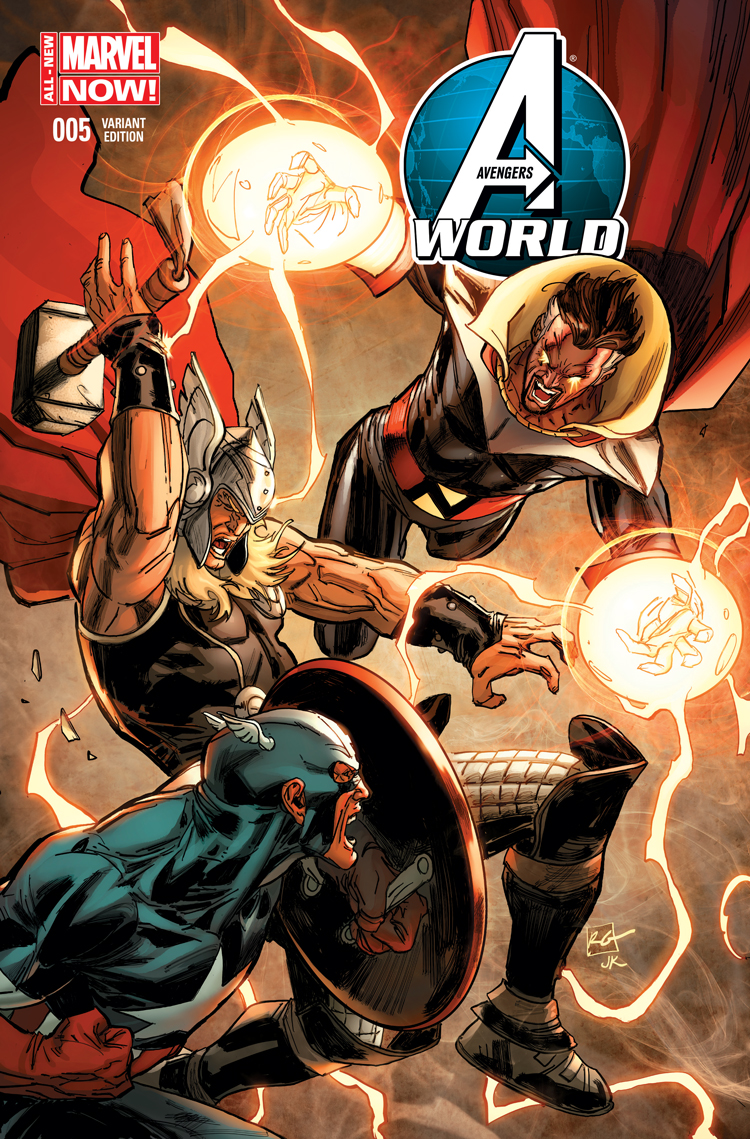Avengers World (2014) #5 (GARNEY CAPTAIN AMERICA TEAM-UP VARIANT)