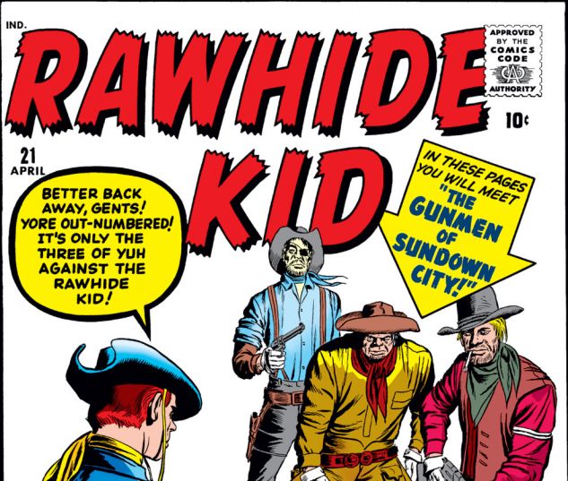 Rawhide Kid (1960) #21 Cover