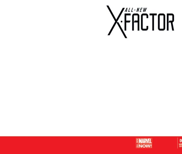 ALL-NEW X-FACTOR 1 BLANK COVER VARIANT 