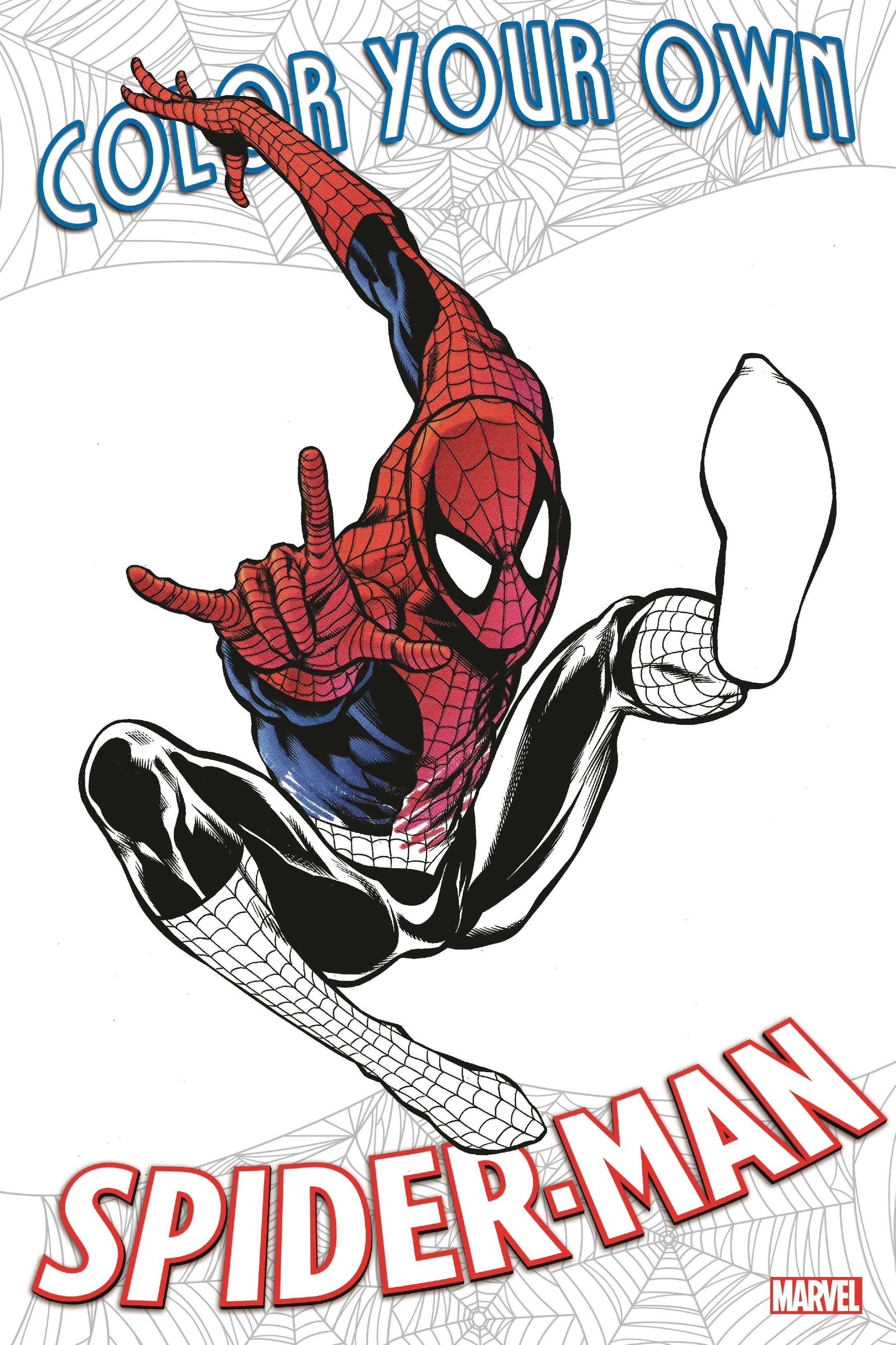 Color Your Own Spider-Man (Trade Paperback)