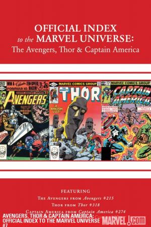 Avengers, Thor & Captain America: Official Index to the Marvel Universe #7 