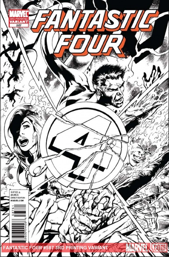 Fantastic Four (1998) #587 (3rd Printing Variant)