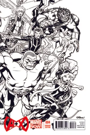 A+X (2012) #4 (Mcguinness Sketch Variant)