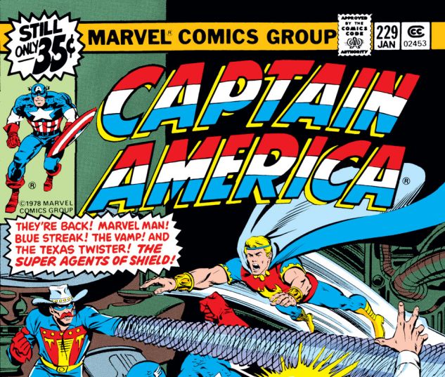 Captain America (1968) #229 Cover