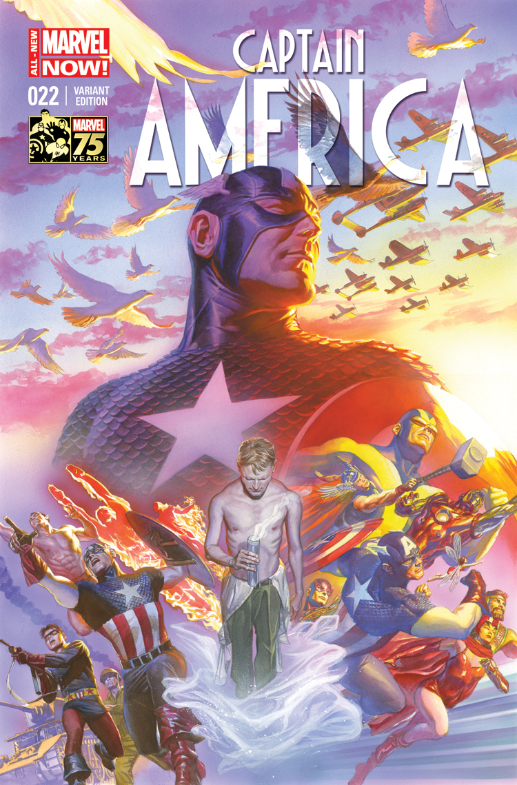 Captain America (2012) #22 (Ross 75th Anniversary Variant)