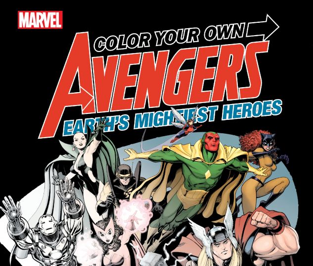 cover from COLOR YOUR OWN AVENGERS: TBD (2019) #1
