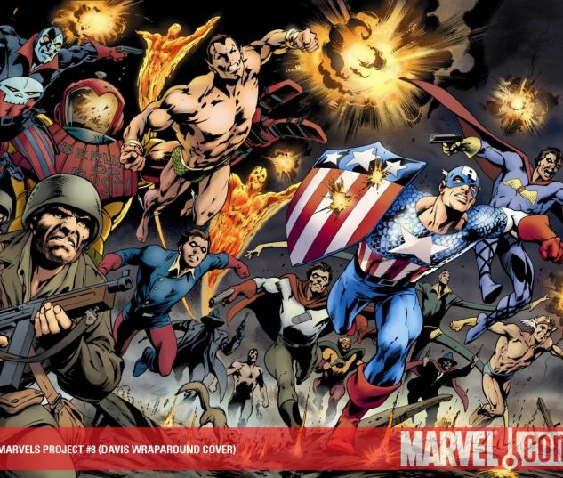 The Marvels Project (2009) #8 (DAVIS WRAPAROUND COVER)