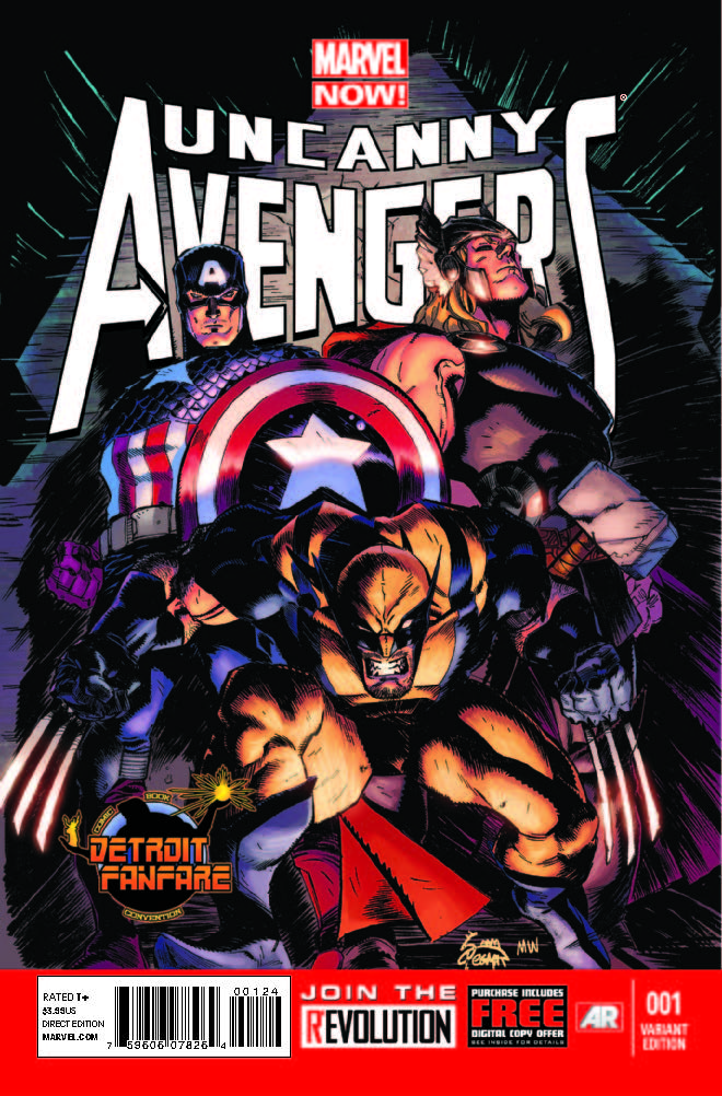 Uncanny Avengers (2012) #1 (Detroit Fanfare Variant)