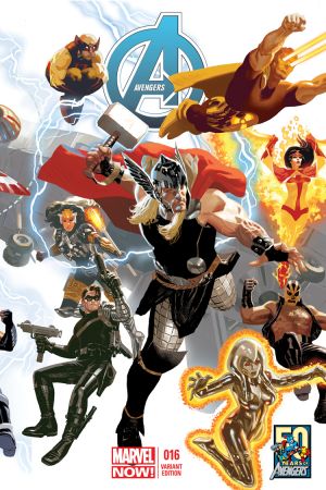 Avengers (2012) #16 (Acuna Avengers 50th Anniversary Variant)