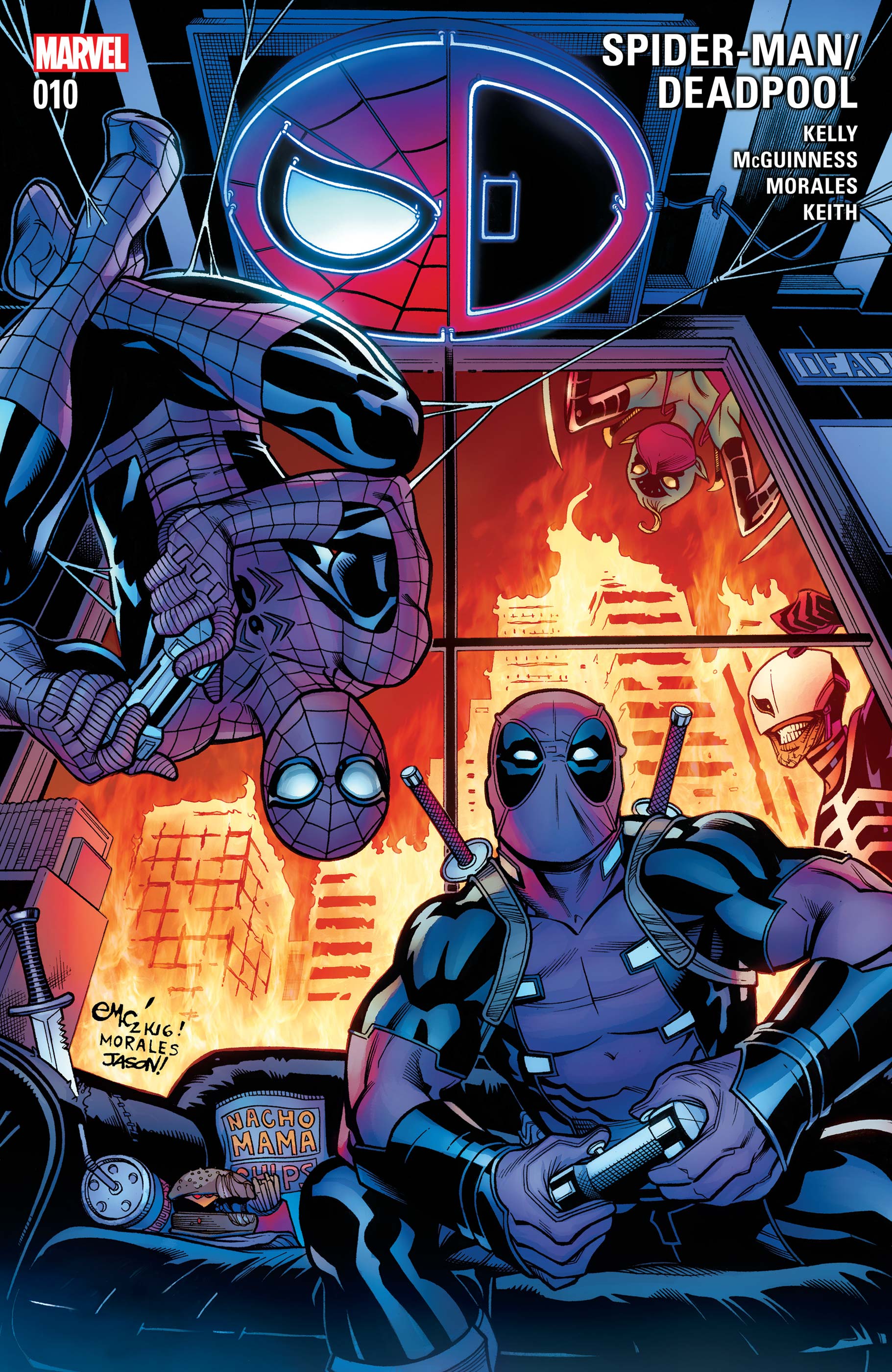 spiderman and deadpool comic