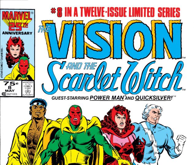 Vision and the Scarlet Witch #8 - Demon Busters (8.0) 1986  Comic Books -  Copper Age, Marvel, Scarlet Witch, Superhero / HipComic