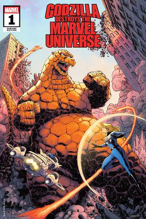 Godzilla Destroys the Marvel Universe (2025) #1 (Variant)