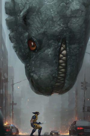Godzilla Destroys the Marvel Universe (2025) #3 (Variant)