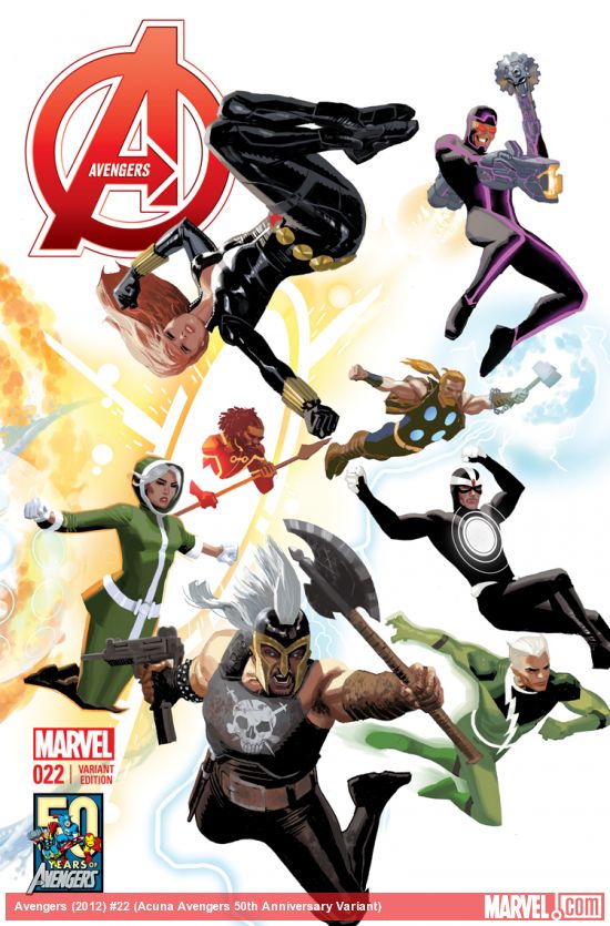Avengers (2012) #22 (Acuna Avengers 50th Anniversary Variant)