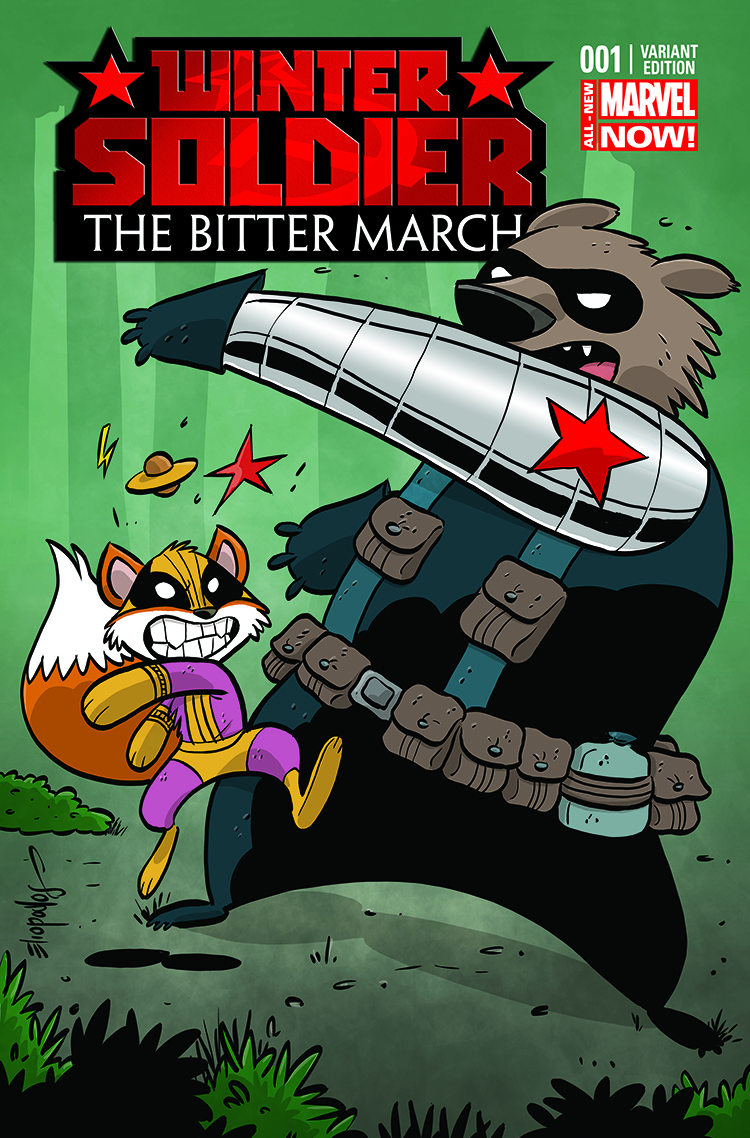 Winter Soldier: The Bitter March (2014) #1 (Elipoulos Animal Variant)