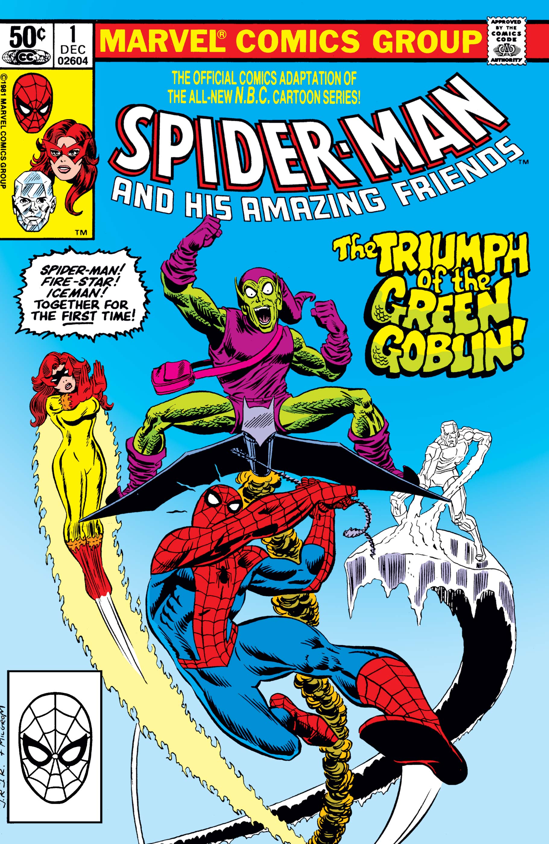 アメコミ Spider man and his amazing friends #1 Firestar 初登場 