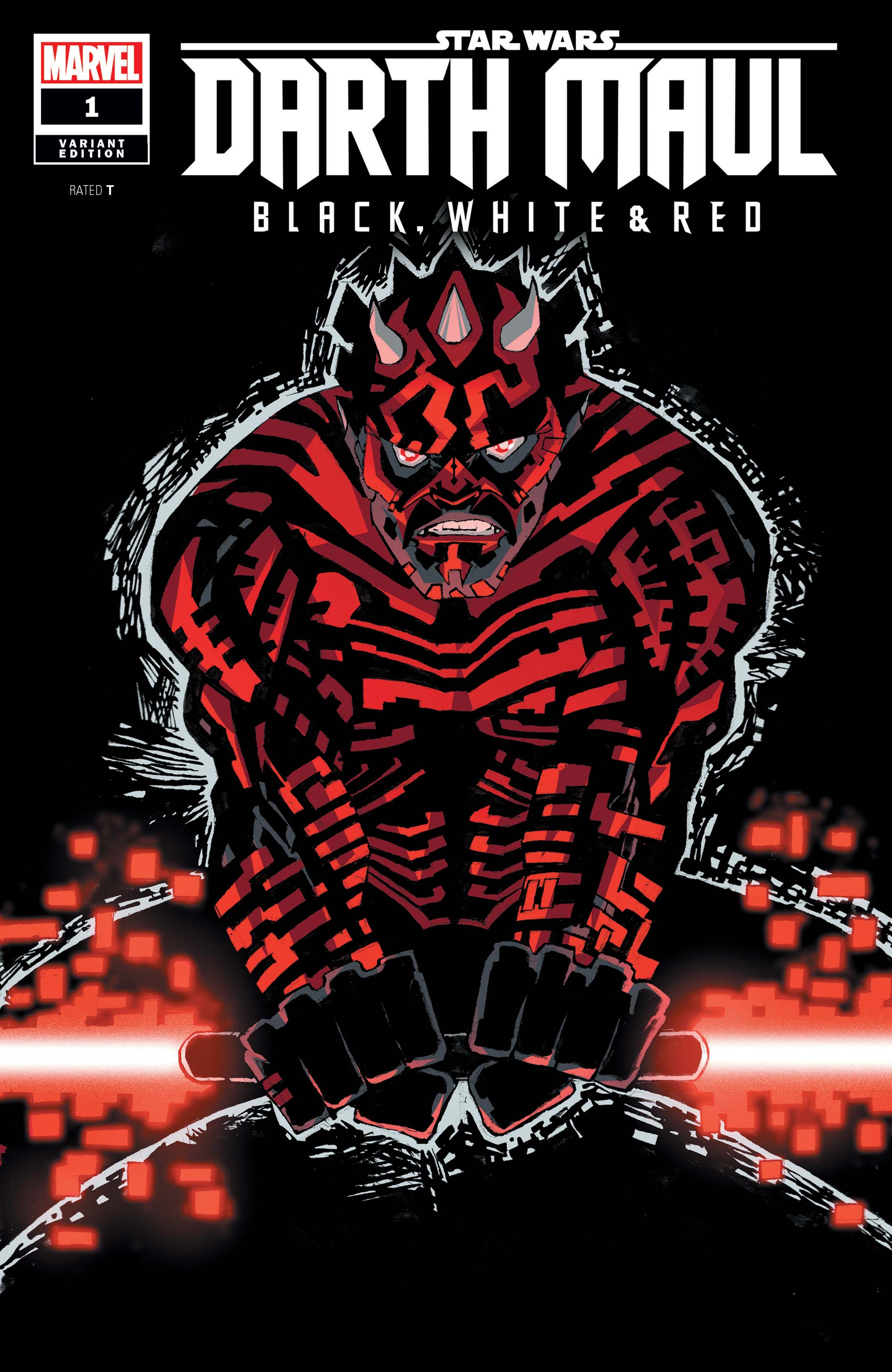 Star Wars: Darth Maul - Black, White & Red (2024) #1 (Variant)