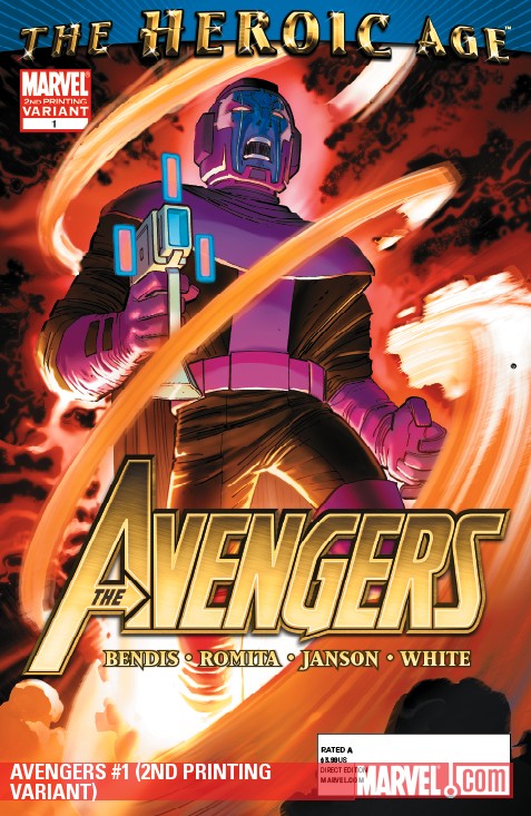 Avengers (2010) #1 (2ND PRINTING VARIANT)