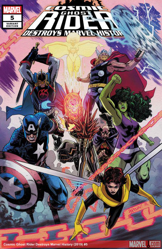 Cosmic Ghost Rider Destroys Marvel History (2019) #5 (Variant)
