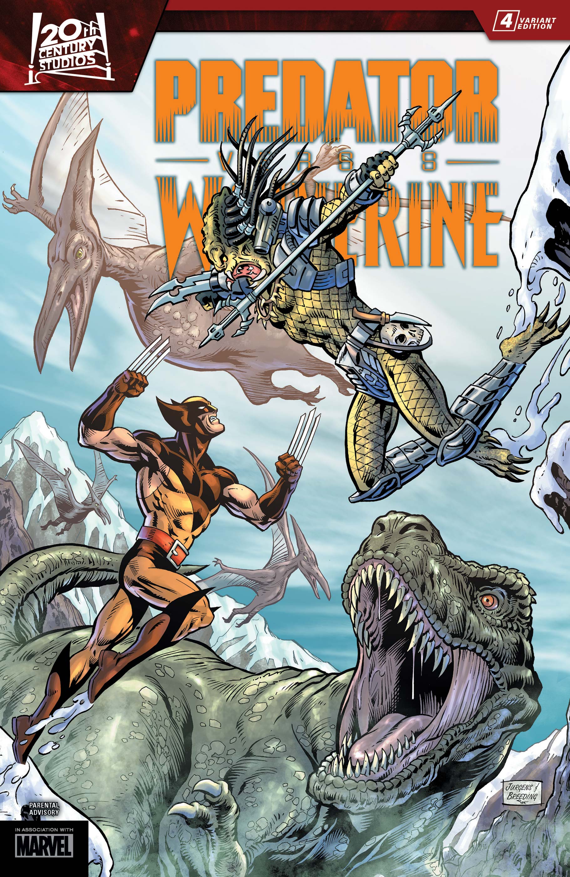 Predator Vs. Wolverine (2023) #4 (Variant)
