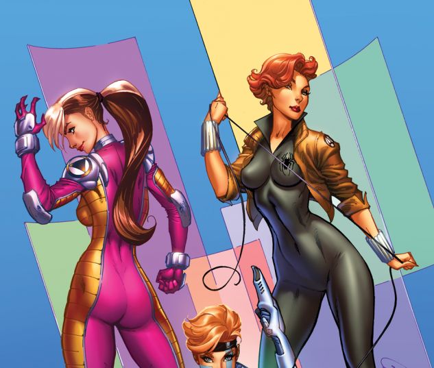 A-Force #1 variant art by J. Scott Campbell