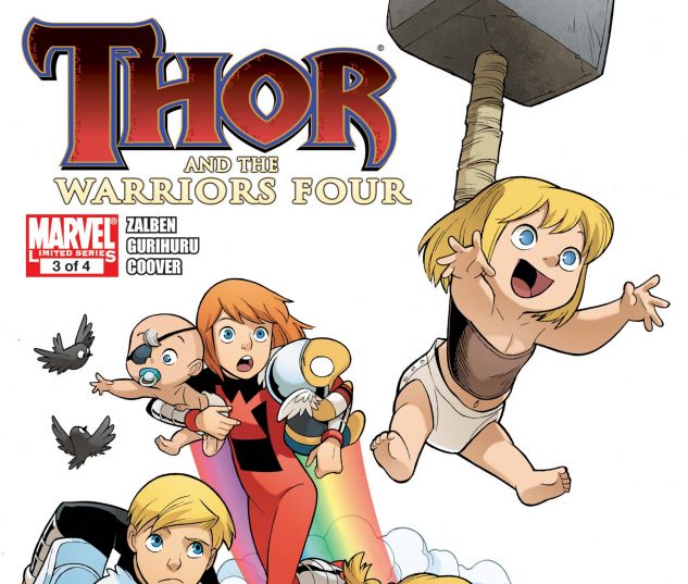 Thor and the Warriors Four (2010) #3