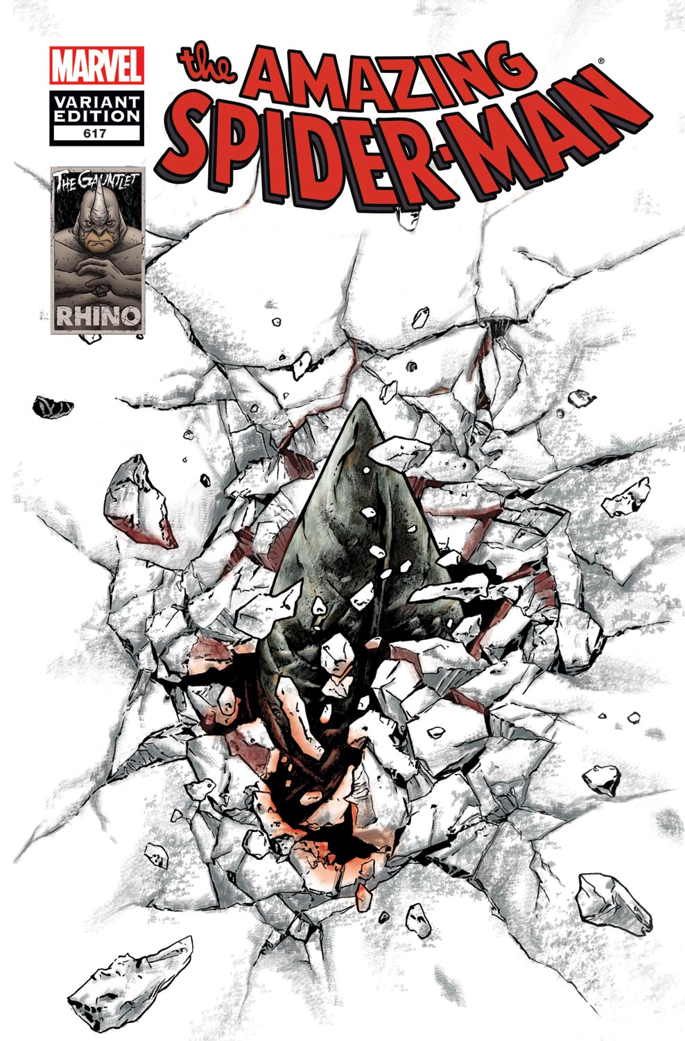 Amazing Spider-Man (1999) #617 (RHINO IS COMING VARIANT)