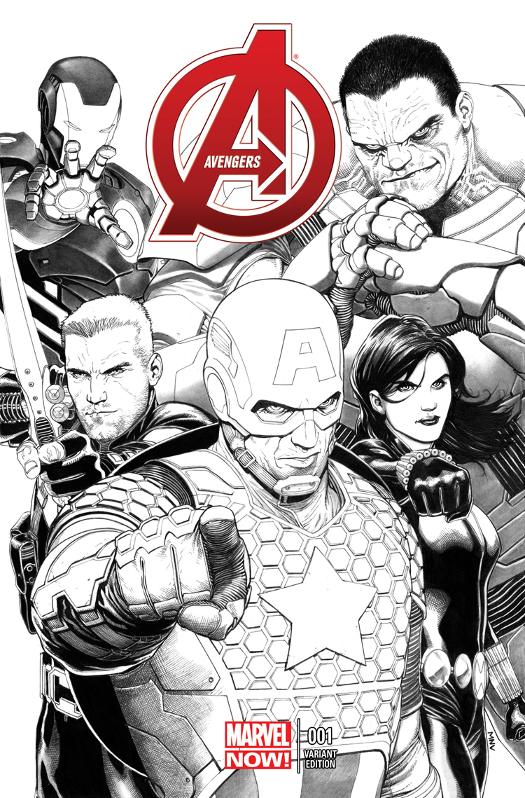Avengers (2012) #1 (Tbd Artist Sketch Variant)