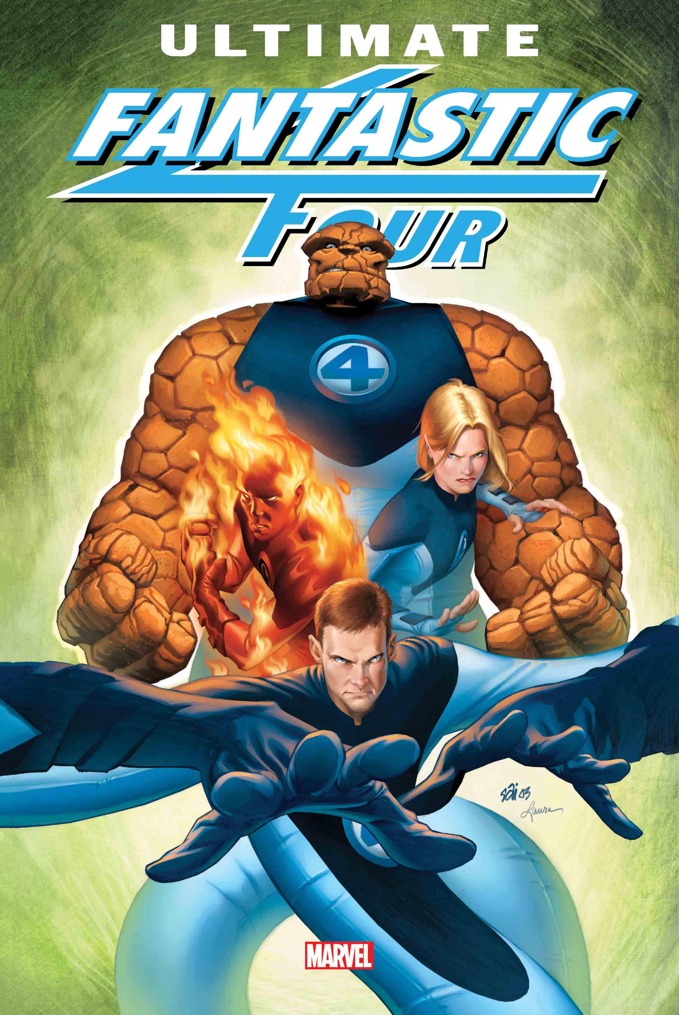 ULTIMATE FANTASTIC FOUR OMNIBUS VOL. 1 STUART IMMONEN COVER (Hardcover)